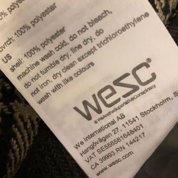 - WeSC Liam Hoodie Shacket, Unisex Men- M, Women- L. NWT. Skater! Flannel …cool - Picture 12 of 13